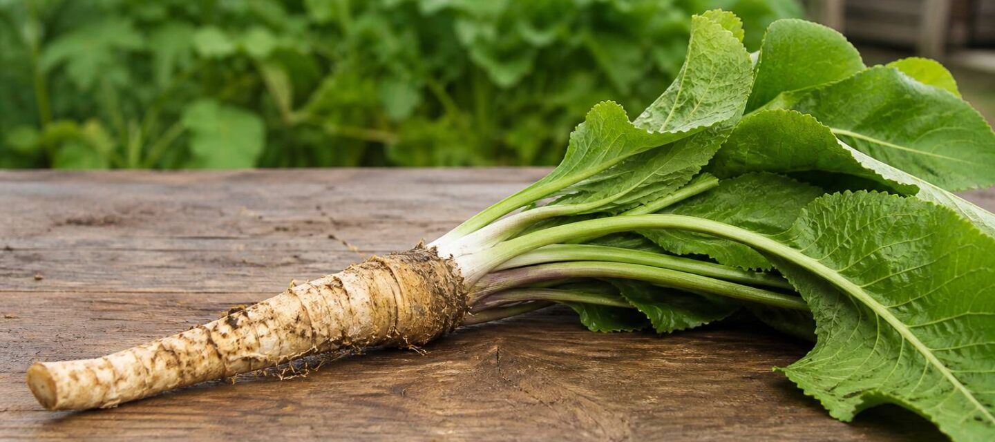 Armoracia rusticana : le raifort, ce condiment aux vertus puissantes