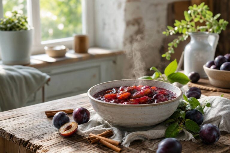 Compote de prunes : la recette douce de saison