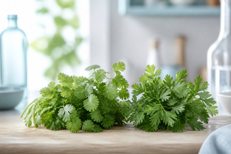 Coriandre et persil : différences, bienfaits et usages