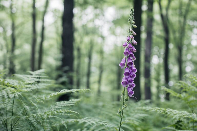 Digitale pourpre : la fleur du cœur entre vertus et dangers