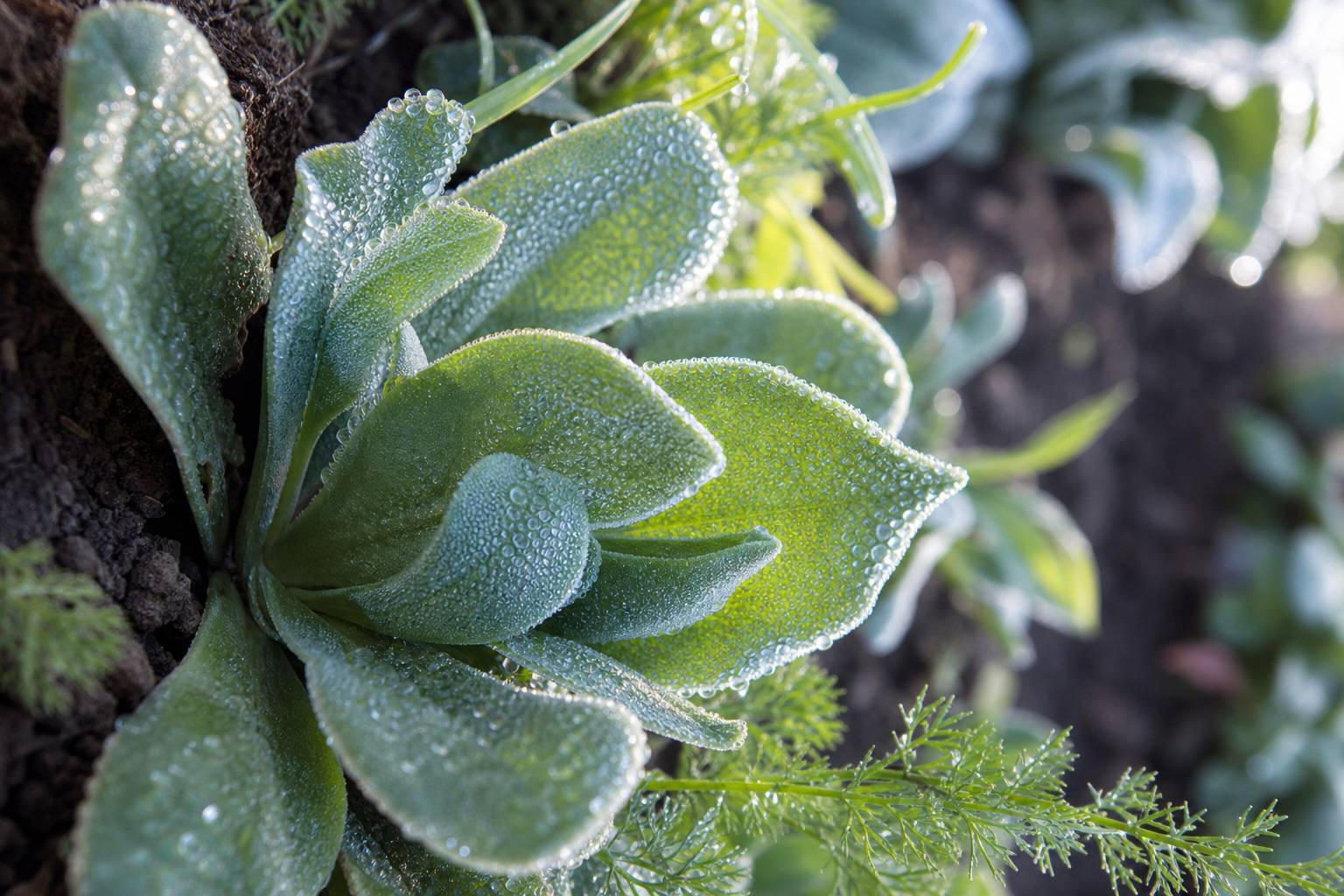 Plant de ficoide glaciale potager jardin culture bien-etre nature