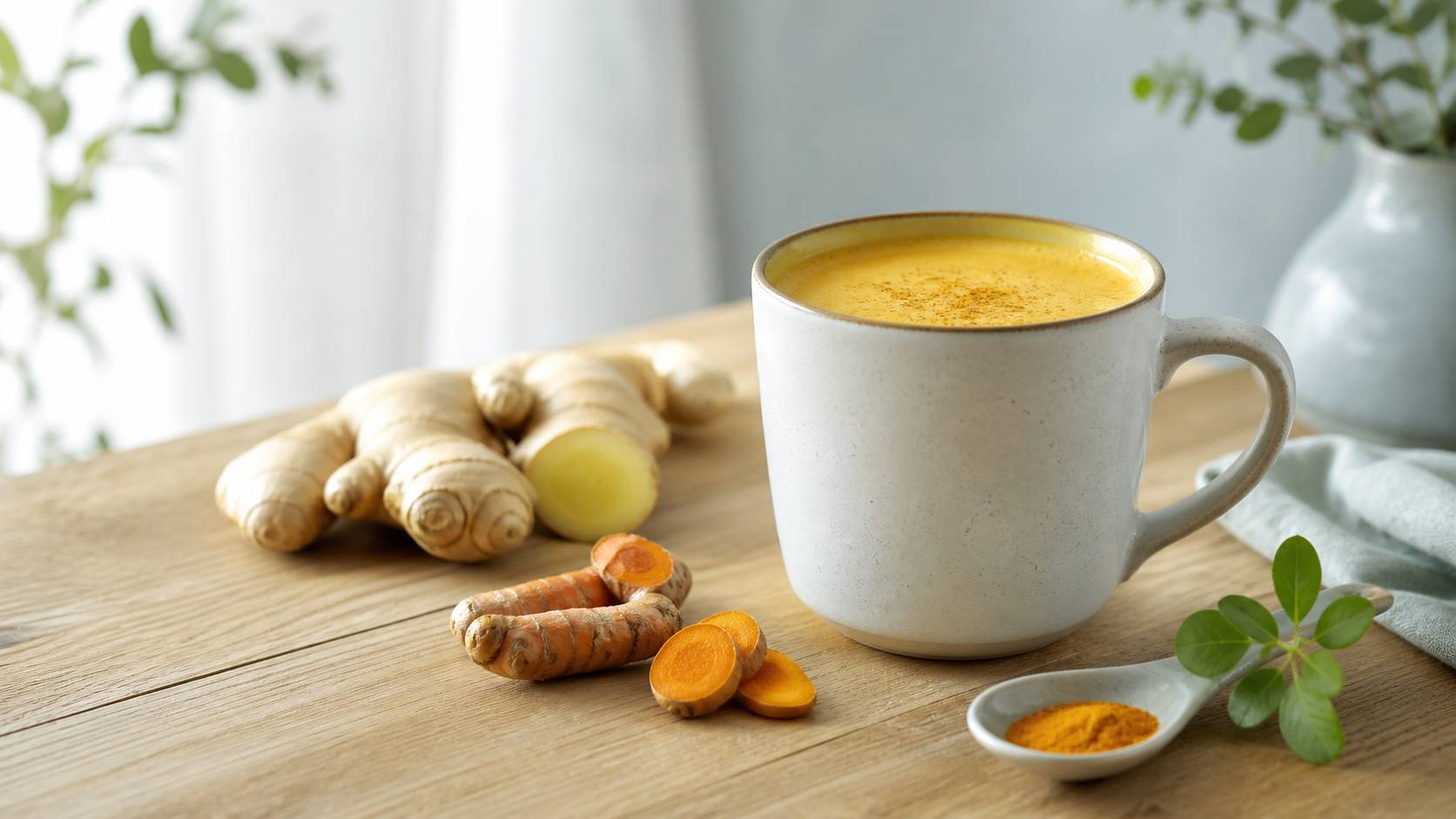 Photographie illustrative: Gingembre et curcuma : les bienfaits du duo anti-inflammatoire