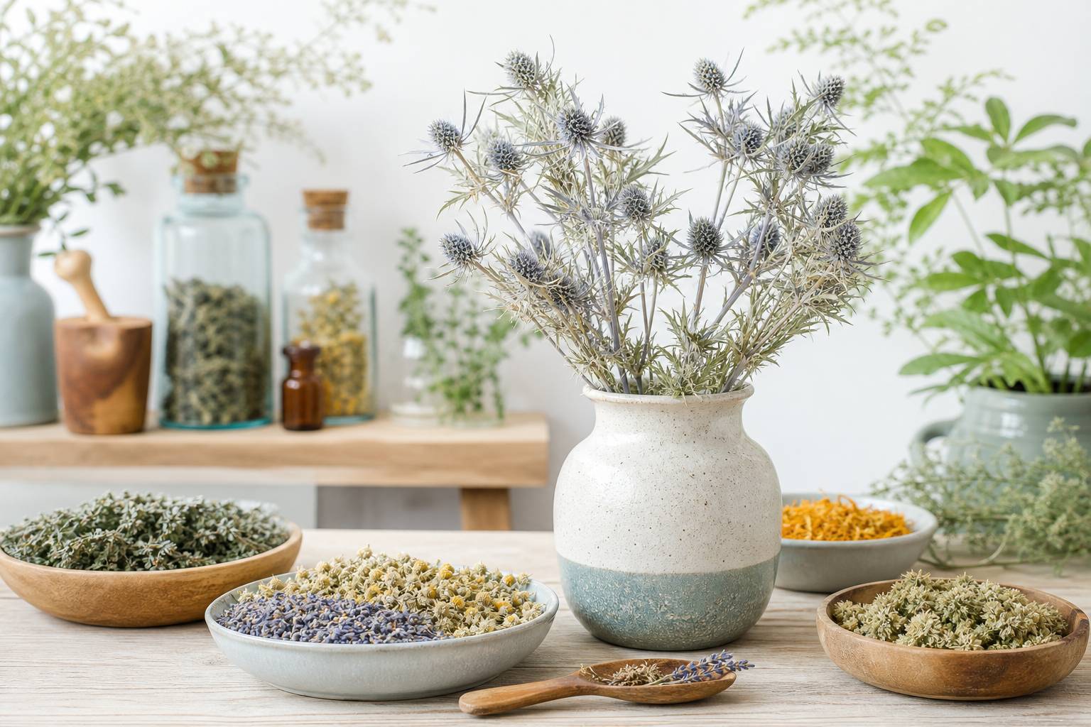 Photographie illustrative: Panicaut : la plante chardon aux multiples usages