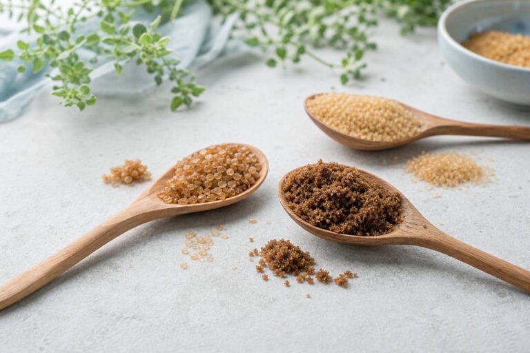 Sucre complet : différences avec le sucre roux et bienfaits